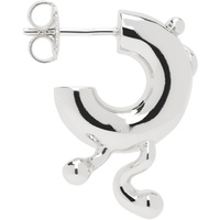 마리아 블랙 Maria Black Silver Potsdamer Hoop Single Earring 242353F022010