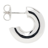 마리아 블랙 Maria Black Silver Tempelhofer Hoop Single Earring 242353F022011