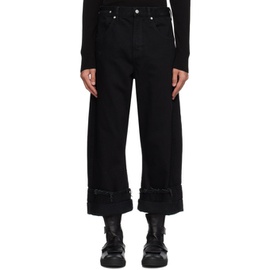 Marina Yee Black Oversized Jeans 241707M186000