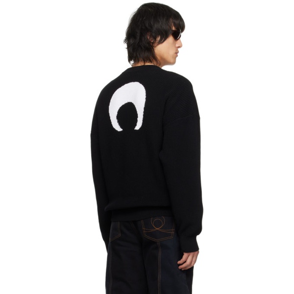  마린 세르 Marine Serre Black Core Sweater 241020M201002