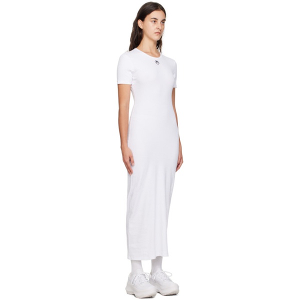  마린 세르 Marine Serre White Embroidered Maxi Dress 232020F054001
