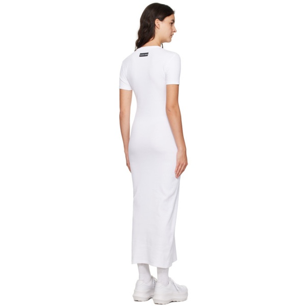  마린 세르 Marine Serre White Embroidered Maxi Dress 232020F054001
