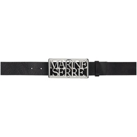 마린 세르 Marine Serre Black Logo Belt 241020F001000