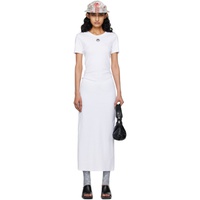 마린 세르 Marine Serre White Embroidered Maxi Dress 241020F054004