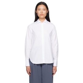 Mark Kenly Domino Tan Studio White Bertine Shirt 232733F109000
