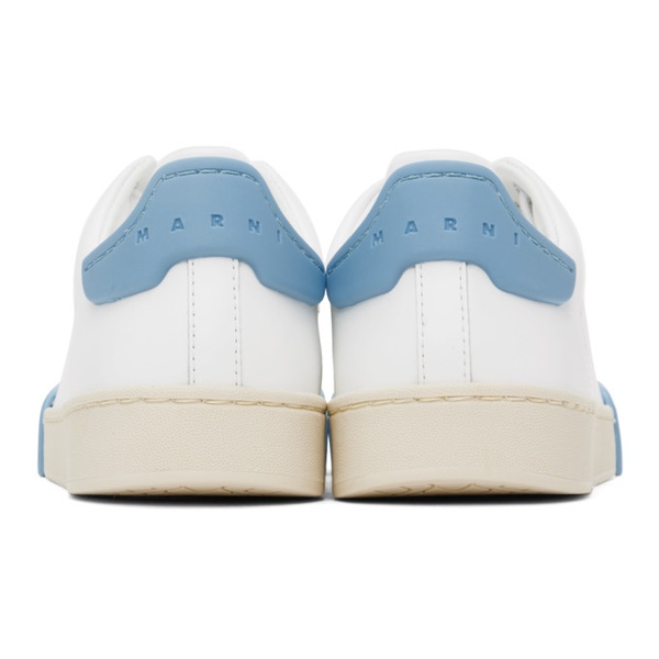 마르니 마르니 Marni White & Blue Dada Bumper Sneakers 232379F128010