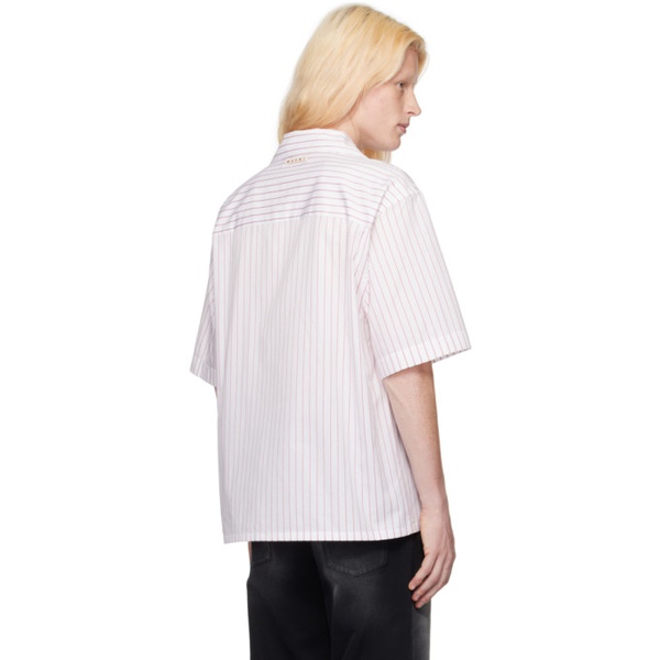 마르니 마르니 Marni White Striped Shirt 241379M192024