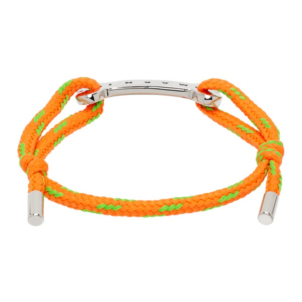 마르니 마르니 Marni Orange Cord Bracelet 241379M142003