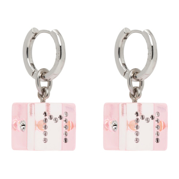 마르니 마르니 Marni Pink Dice Earrings 241379F022024