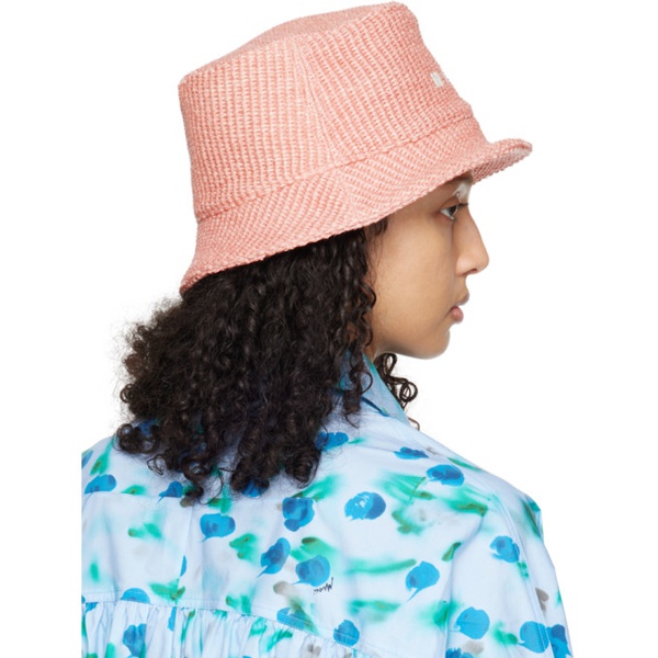 마르니 마르니 Marni Pink Embroidered Bucket Hat 241379F015007