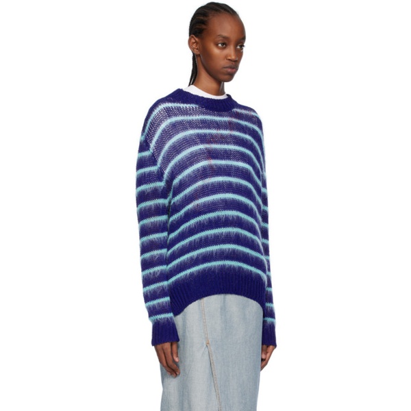 마르니 마르니 Marni Blue Striped Sweater 241379F096029