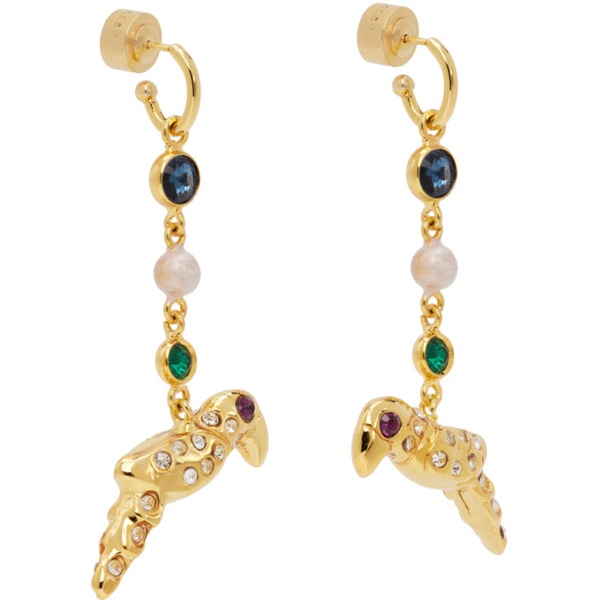 마르니 마르니 Marni Gold Charm Earrings 241379F022016
