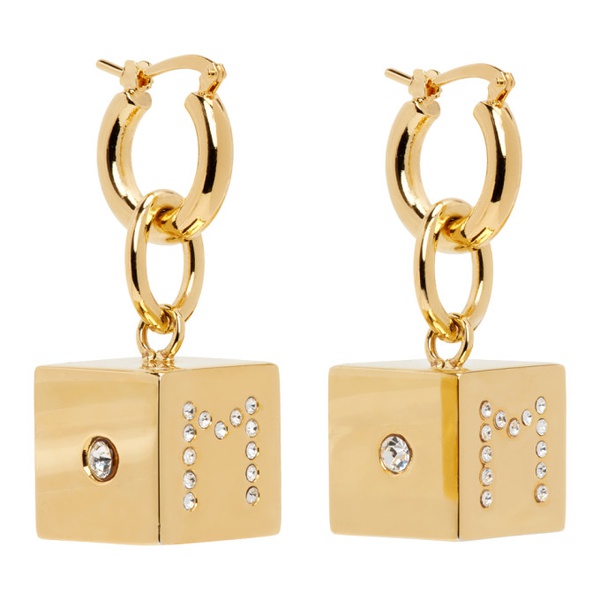 마르니 마르니 Marni Gold Dice Earrings 241379F022017