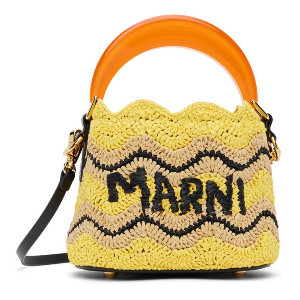 마르니 마르니 Marni Yellow No Vacancy Inn 에디트 Edition Mini Venice Bag 232379F046001