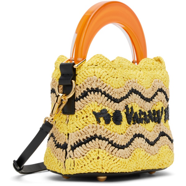 마르니 마르니 Marni Yellow No Vacancy Inn 에디트 Edition Mini Venice Bag 232379F046001