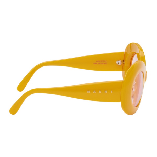마르니 마르니 Marni Orange 레트로슈퍼퓨쳐 R에트로 ETROSUPERFUTURE 에디트 Edition Lake Of Fire Sunglasses 242379F005017