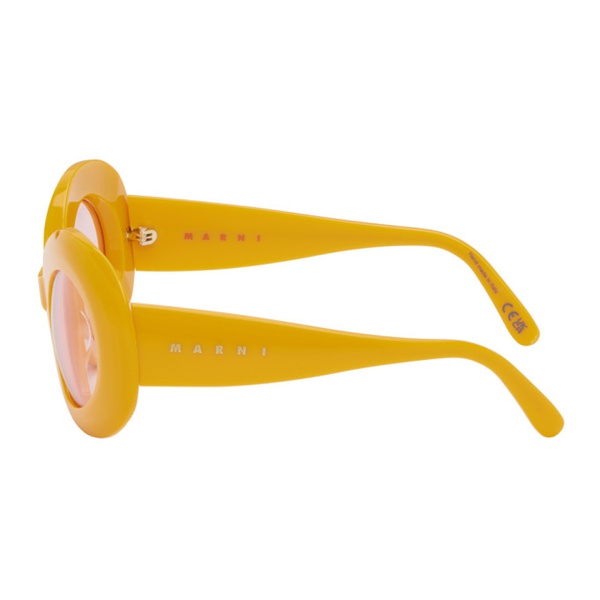 마르니 마르니 Marni Orange 레트로슈퍼퓨쳐 R에트로 ETROSUPERFUTURE 에디트 Edition Lake Of Fire Sunglasses 242379F005017