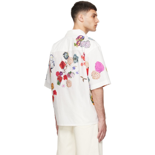마르니 마르니 Marni White Floral Shirt 241379M192062