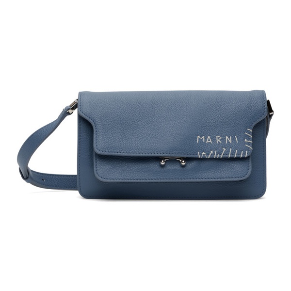 마르니 마르니 Marni Blue Trunk Soft Bag 241379M170013