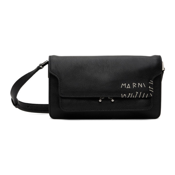 마르니 마르니 Marni Black Trunk Soft Bag 241379M170012