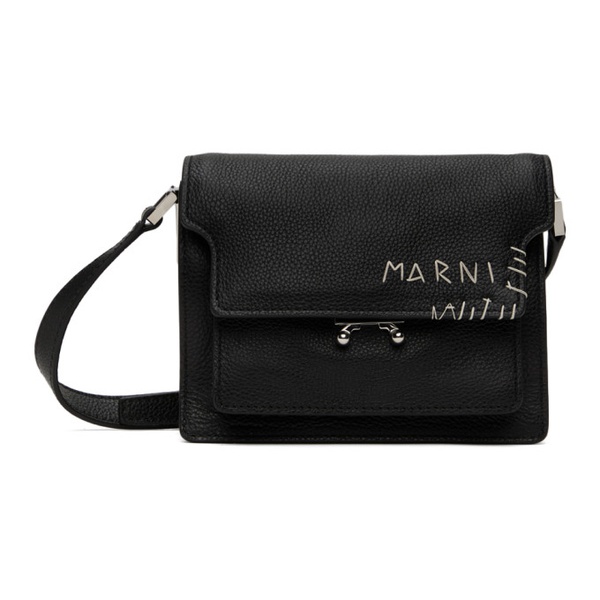 마르니 마르니 Marni Black Trunk Soft Mini Bag 241379F048092