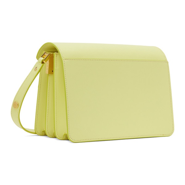 마르니 마르니 Marni Yellow Saffiano Leather Medium Trunk Bag 241379F048021