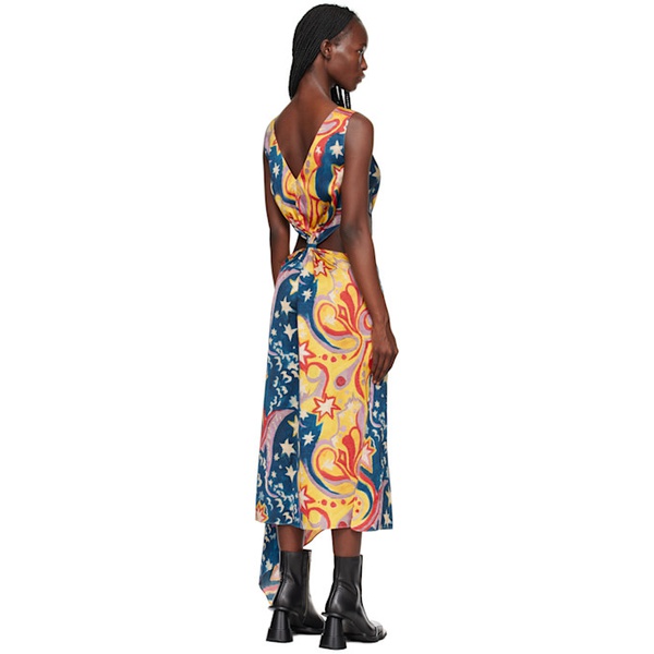 마르니 마르니 Marni Multicolor No Vacancy Inn 에디트 Edition Midi Dress 232379F054000