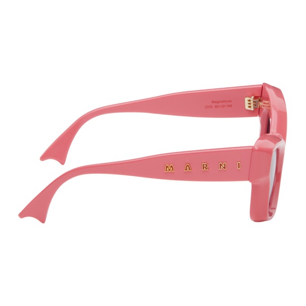 마르니 마르니 Marni Pink Magneticus Sunglasses 242379M134009