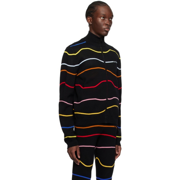 마르니 마르니 Marni Black Striped Sweater 231379M202008