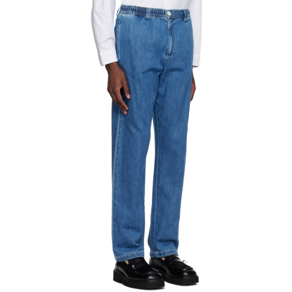 마르니 마르니 Marni Blue Drawstring Jeans 231379M186010