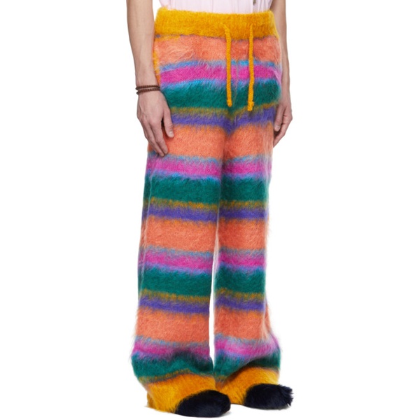 마르니 마르니 Marni Multicolor Striped Lounge Pants 222379M191004