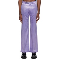 마르니 Marni Purple Flared Trousers 231379M191027