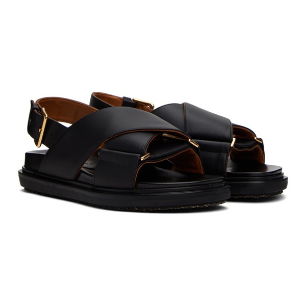 마르니 마르니 Marni Black Fussbett Sandals 241379F124017