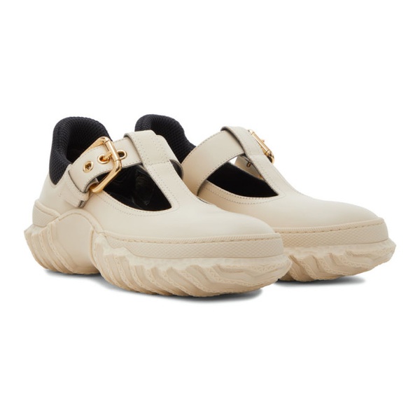 마르니 마르니 Marni 오프화이트 Off-White T-Bar Lace-Ups 222379F120001