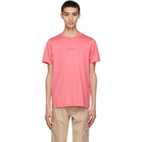마르니 Marni Pink Printed T-Shirt 231379M213008