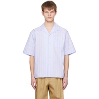 마르니 Marni Blue Striped Shirt 231379M192015