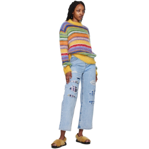마르니 마르니 Marni Multicolor Striped Sweater 231379F096022