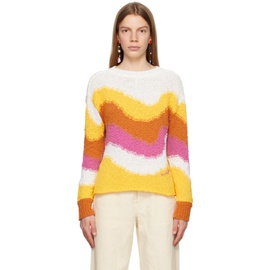 마르니 Marni Multicolor Embroidered Sweater 231379F096032
