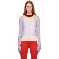 마르니 Marni Purple Cutout Sweater 231379F096028