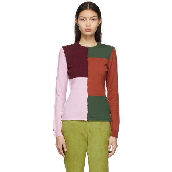 마르니 마르니 Marni Multicolor Colorblock Sweater 221379F096000