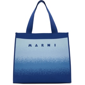 마르니 Marni Blue Shopping Tote 231379M172048