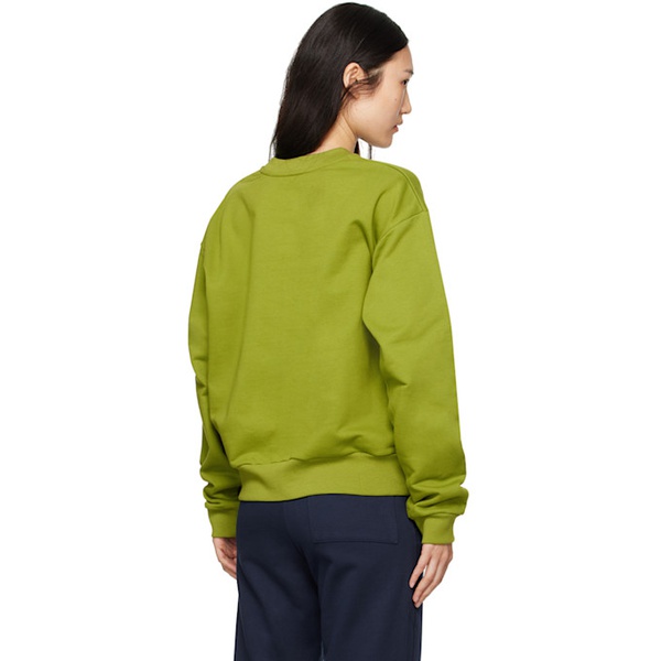 마르니 마르니 Marni Green Printed Sweatshirt 241379F098005