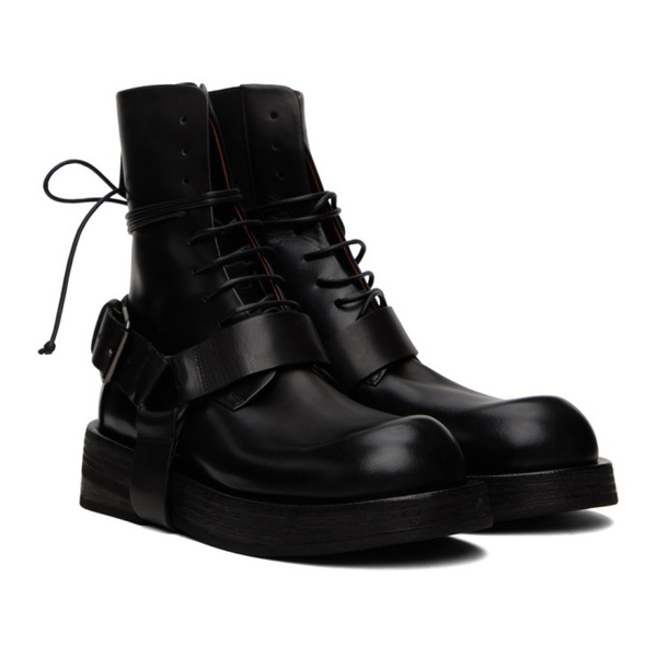  Marsell Black Musona Boots 232349F113006