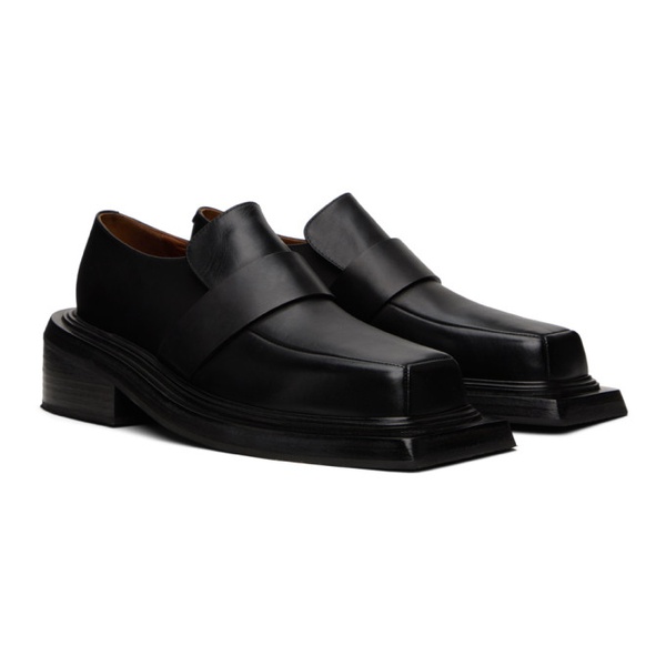  Marsell Black Cassettino Loafers 232349M231001