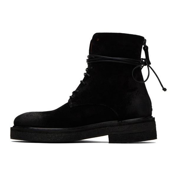  Marsell SSENSE Exclusive Black Parrucca Boots 232349F113062