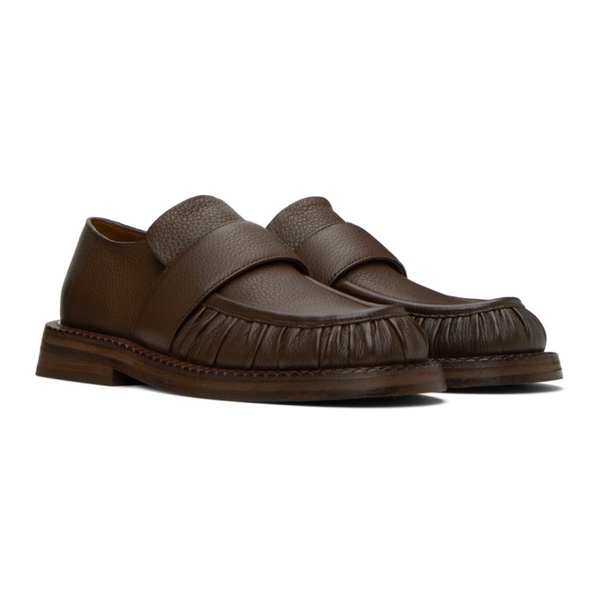  Marsell Brown Alluce Loafers 232349F121010