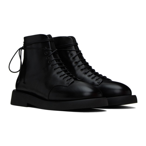  Marsell Black Gomme Gommello Boots 232349M255006