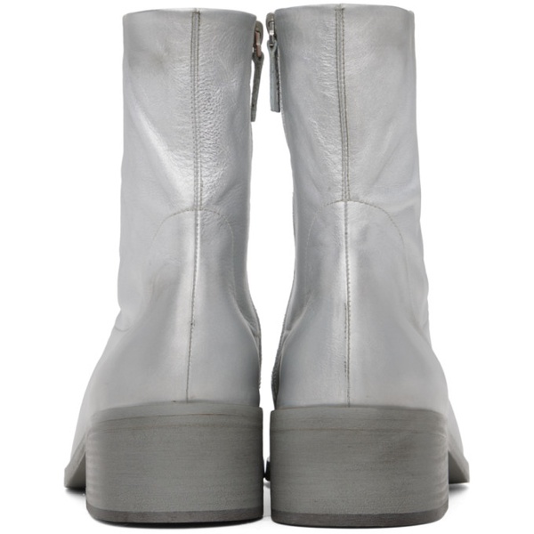 Marsell Silver Cassello Boots 241349M228004