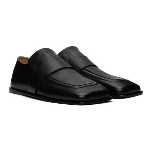  Marsell Black Spatola Loafers 241349M231025