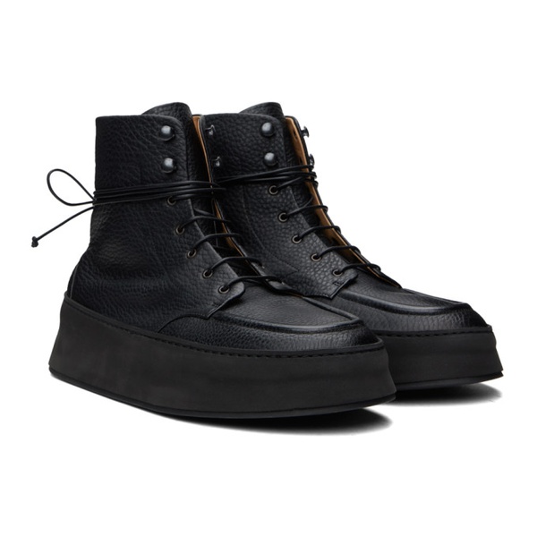  Marsell Black Cassapana Boots 241349M225015